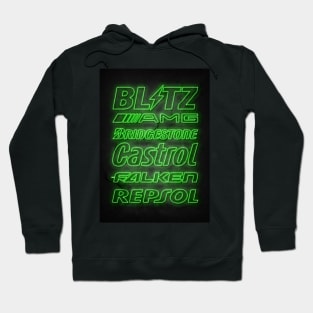 Neon Car Sponsors Hoodie